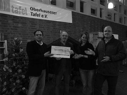 Späte Weihnachtsbescherung für die Oberhausener Tafel durch das Hans-Böckler-Berufskolleg