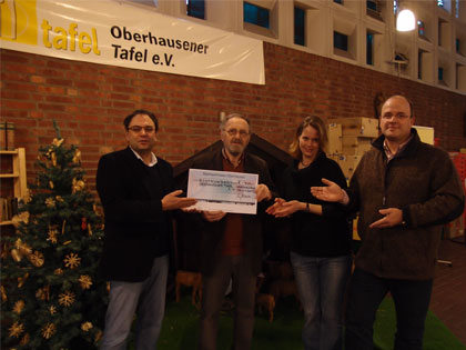 Späte Weihnachtsbescherung für die Oberhausener Tafel durch das Hans-Böckler-Berufskolleg